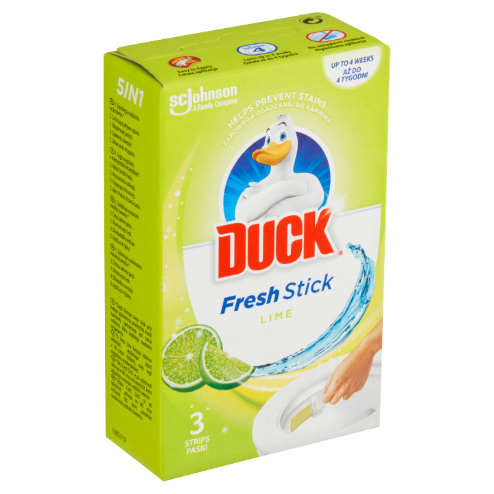E-shop Duck Fresh Stick Limetka gelové pásky do WC mísy 3 x 9g (27g)