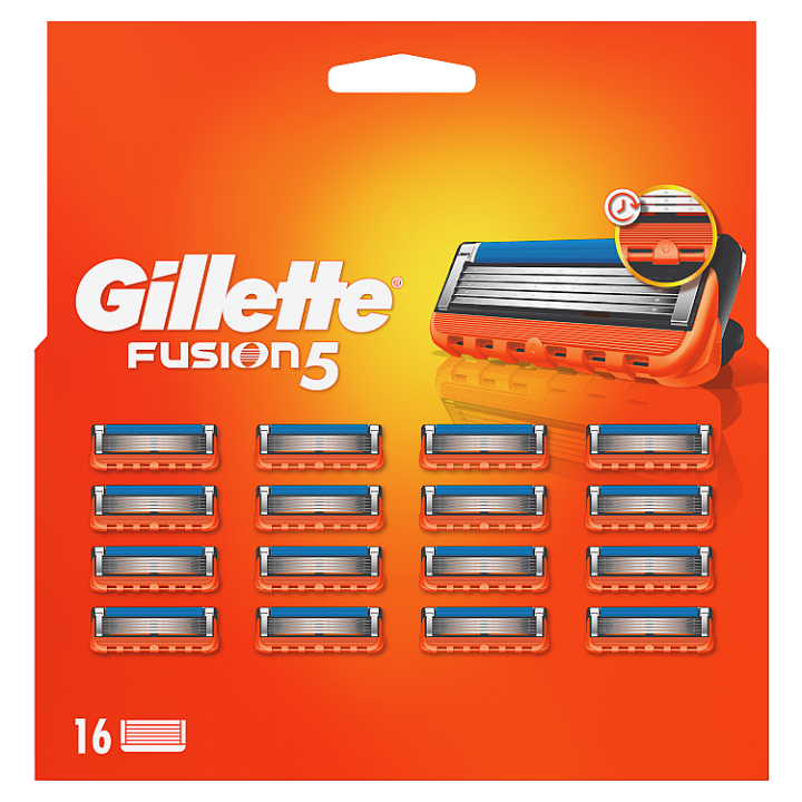 E-shop Gillette Fusion5 Náhradní Holicí Hlavice Pro Muže, 16 Náhradních Holicích Hlavic