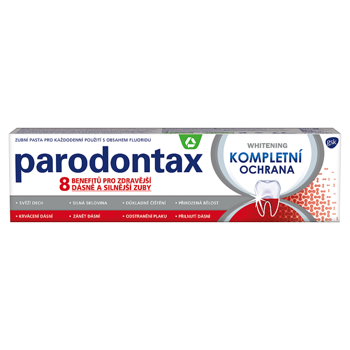 E-shop Parodontax Kompletní ochrana Whitening zubní pasta s fluoridem 75ml