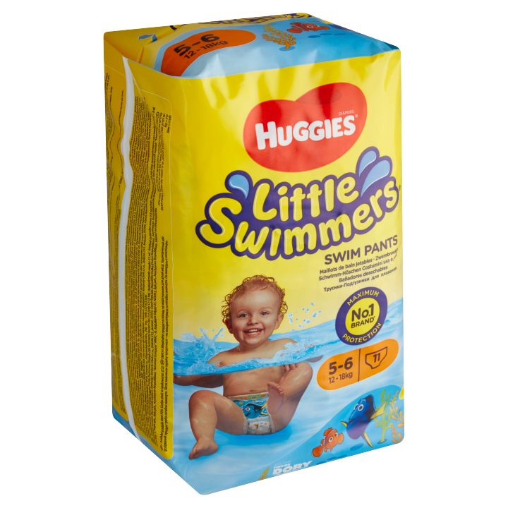 E-shop Huggies Little Swimmers Natahovací plenky na plavání 5-6 12-18 kg 11 ks