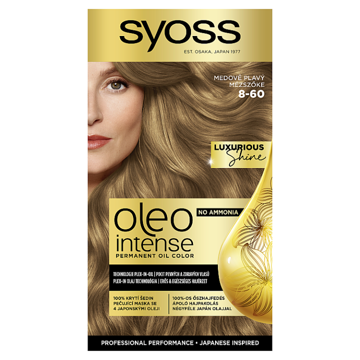 E-shop Syoss Oleo Intense barva na vlasy Medově plavý 8-60