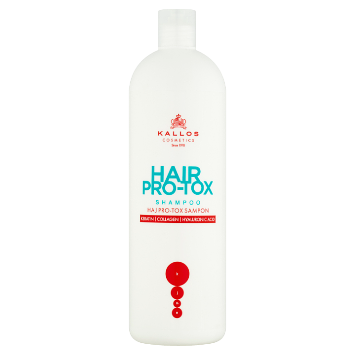 E-shop Kallos KJMN Hair Pro-Tox šampon s keratinem kolagenem a kyselinou hyaluronovou 1000ml