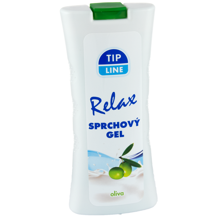 E-shop Tip Line Relax sprchový gel oliva 500ml