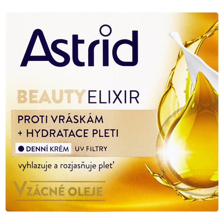 E-shop Astrid Beauty Elixir Hydratační denní krém proti vráskám s UV filtry 50ml