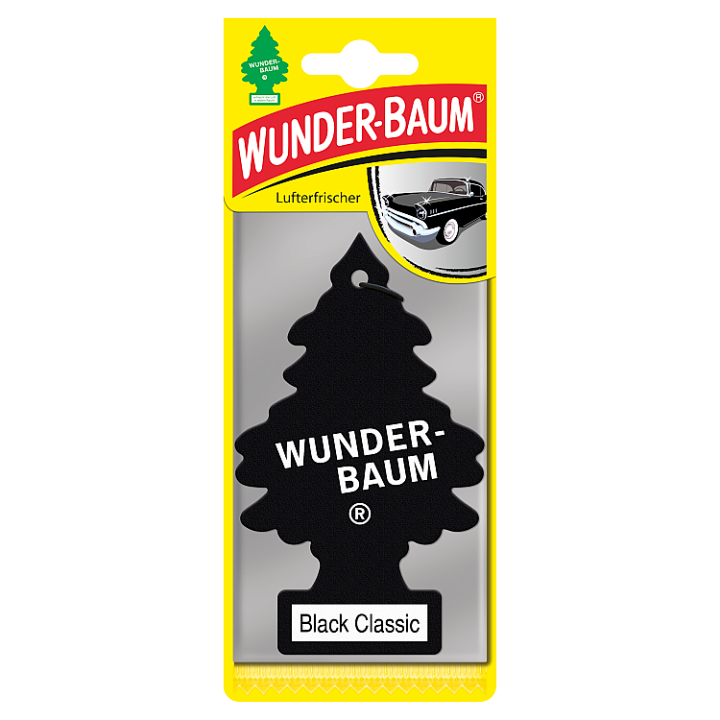 E-shop Wunder-Baum Black Classic osvěžovač vzduchu 5g