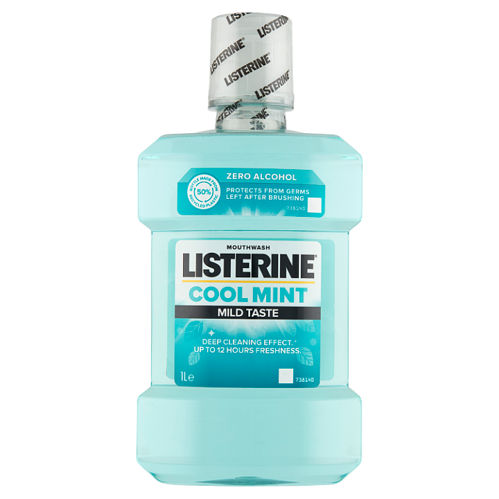 E-shop LISTERINE Cool Mint Mild Taste ústní voda 1l