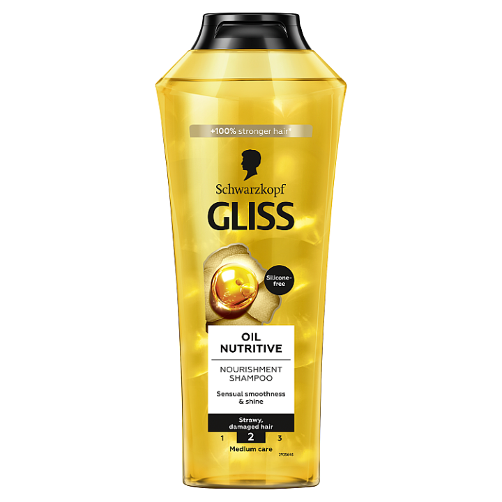 E-shop Schwarzkopf Gliss Oil Nutritive Vyživující šampon 400ml