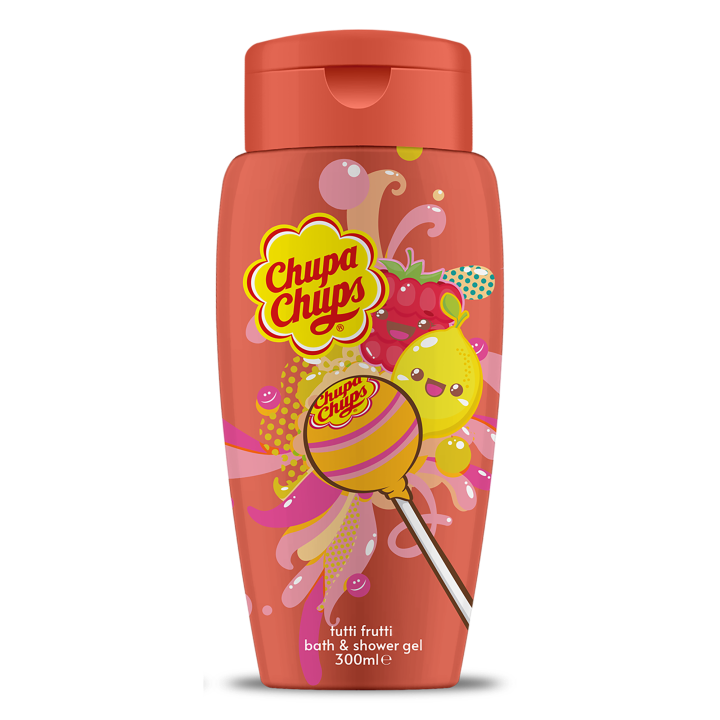 Chupa Chups Sprchový gel a pěna do koupele Tutti Frutti 300 ml
