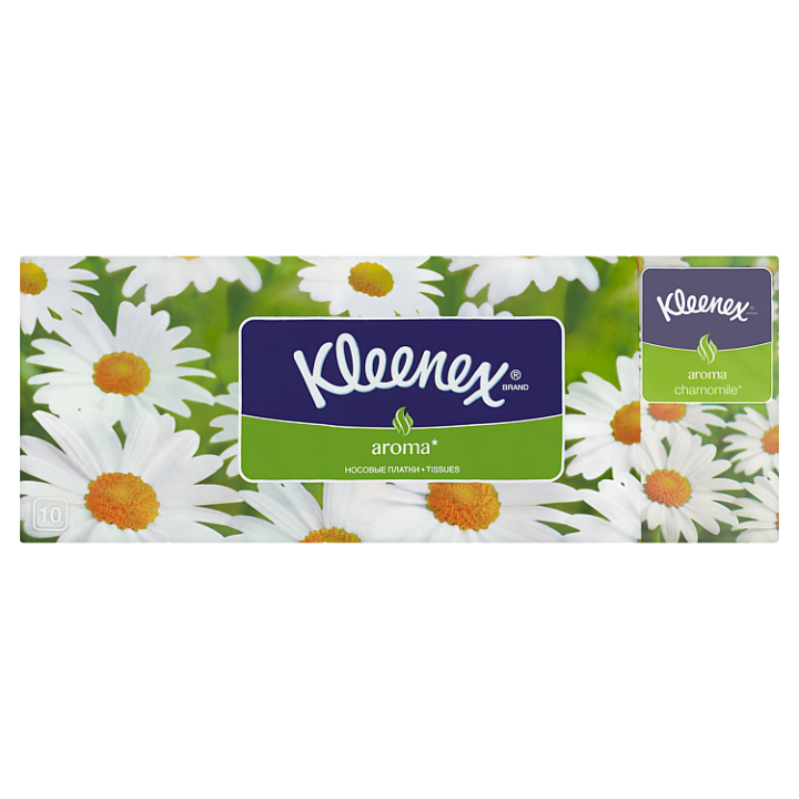 E-shop Kleenex Camomile papírové kapesníčky 3-vrstvé 10 x 10 ks