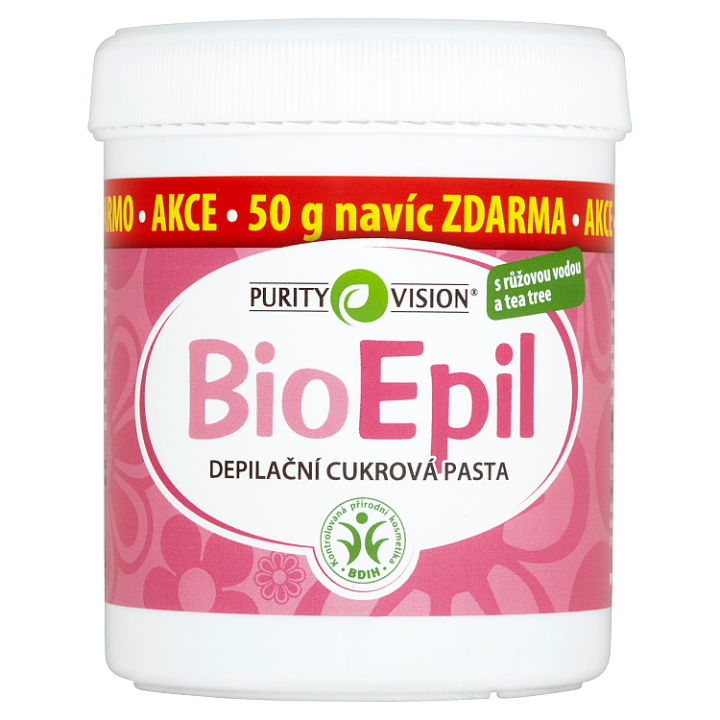 E-shop Purity Vision BioEpil depilační cukrová pasta 400g