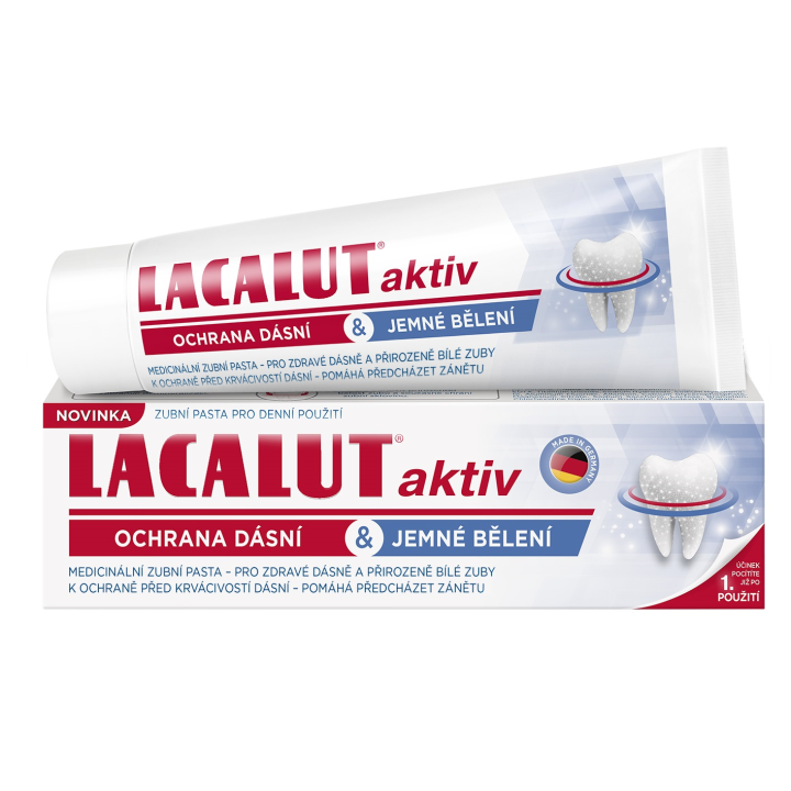 E-shop Lacalut Aktiv Ochrana Dásní & Jemné Bělení Zubní Pasta 75 ml