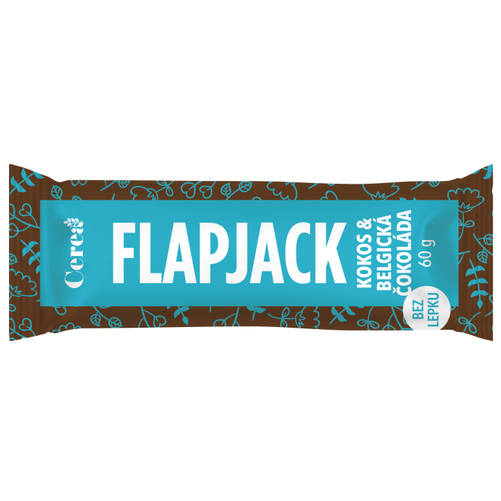 E-shop Cerea FLAPJACK Kokos-Belgická čokoláda 60g