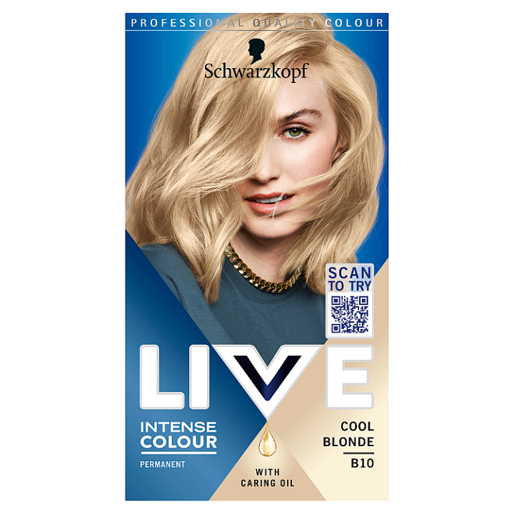 E-shop Schwarzkopf Live Intense Colour barva na vlasy Chladná blond B10