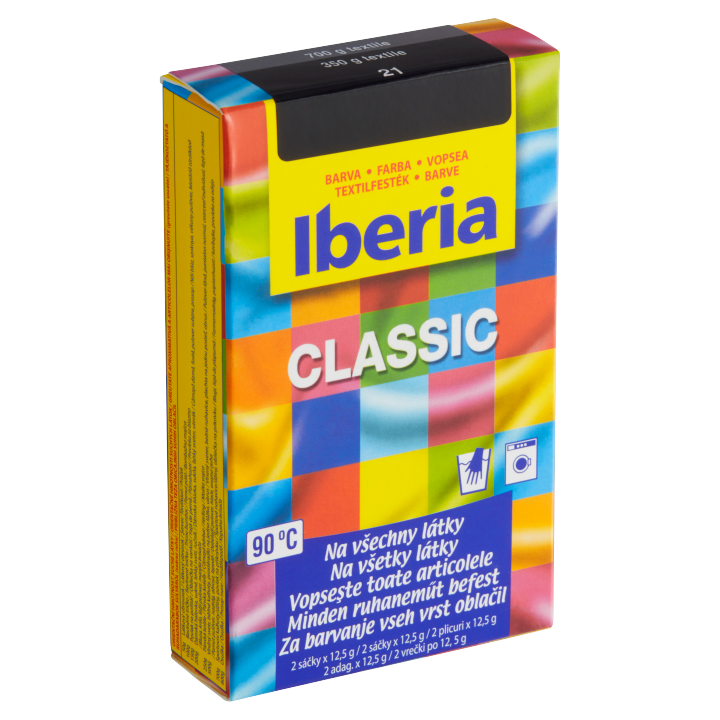 E-shop Iberia Classic barva na všechny látky černá 2 x 12,5g