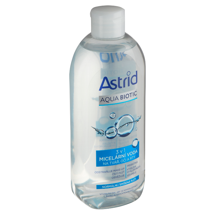 E-shop Astrid Aqua Biotic micelární voda 3v1 400ml