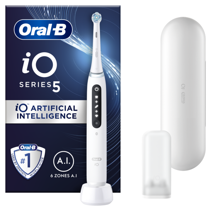 E-shop Oral-B iO 5 Bílý Elektrický Zubní Kartáček
