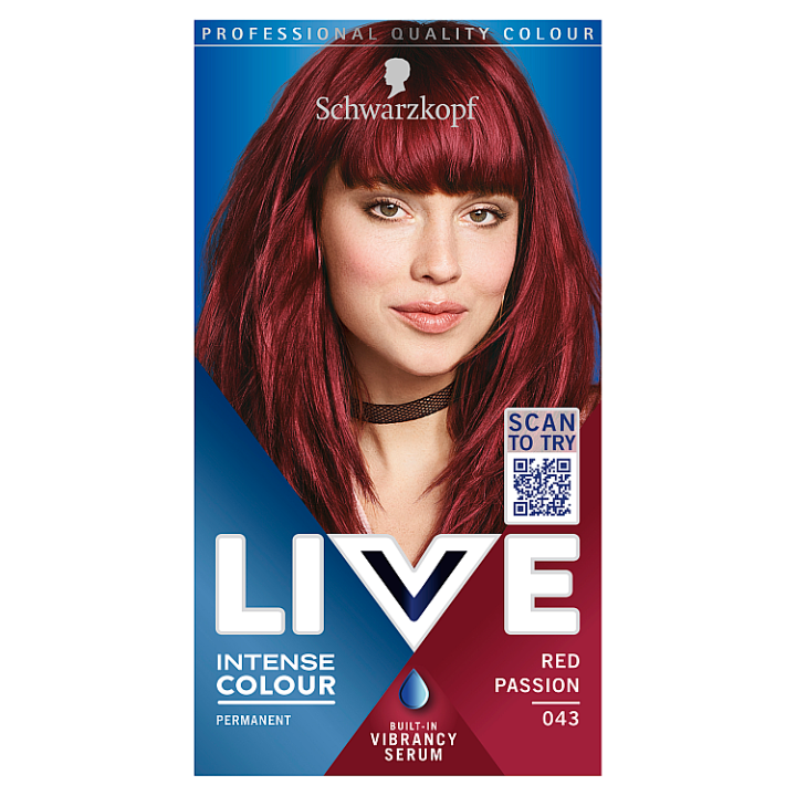 E-shop Schwarzkopf Live Intense Colour barva na vlasy Vášnivá červená 043