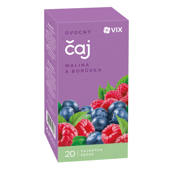 E-shop VIX ovocný čaj malina-borůvka 20x2g