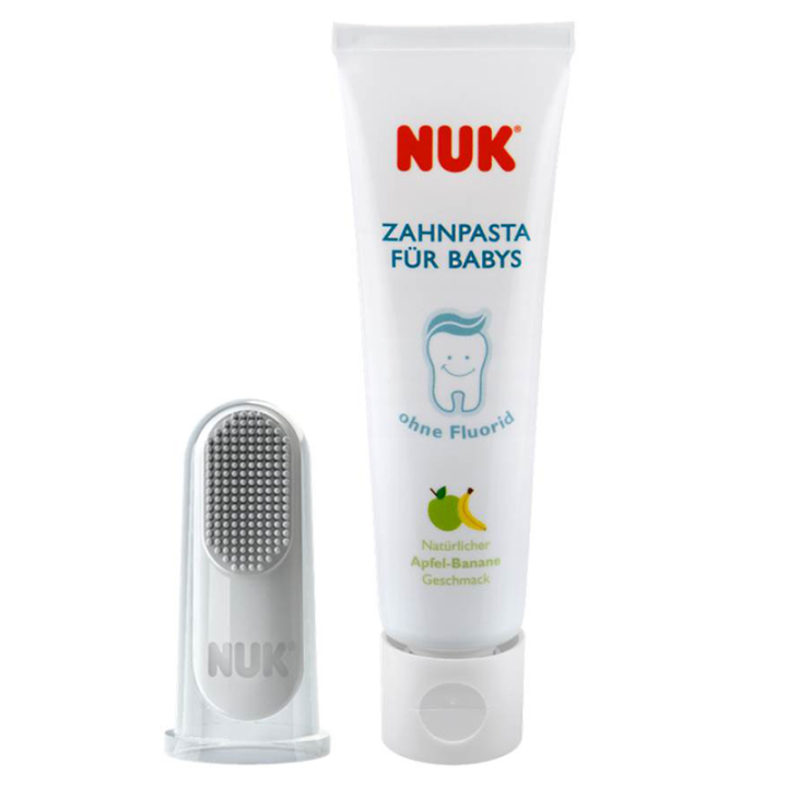 E-shop NUK Dětská zubní pasta + náprstek na čištění