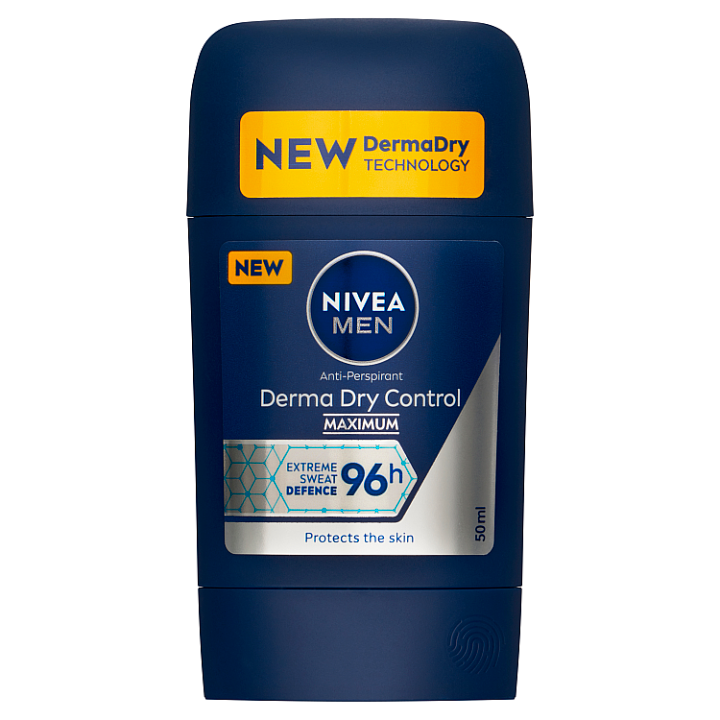 E-shop Nivea Men Derma Dry Control Tuhý antiperspirant 50ml