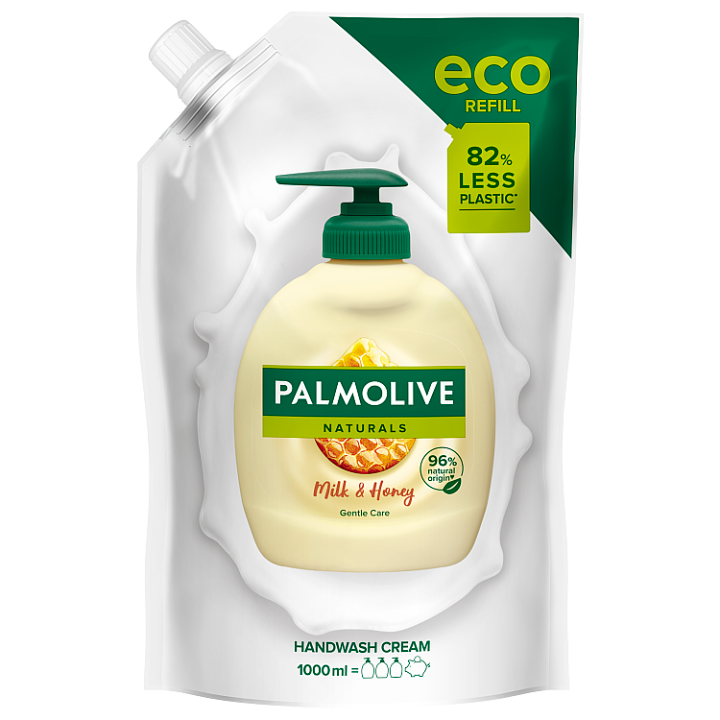 E-shop Palmolive Naturals Honey & Milk tekuté mýdlo náhradní náplň 1000ml