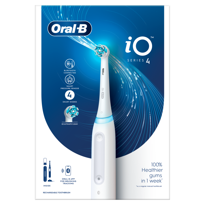 E-shop Oral-B iO 4 Bílý Elektrický Zubní Kartáček