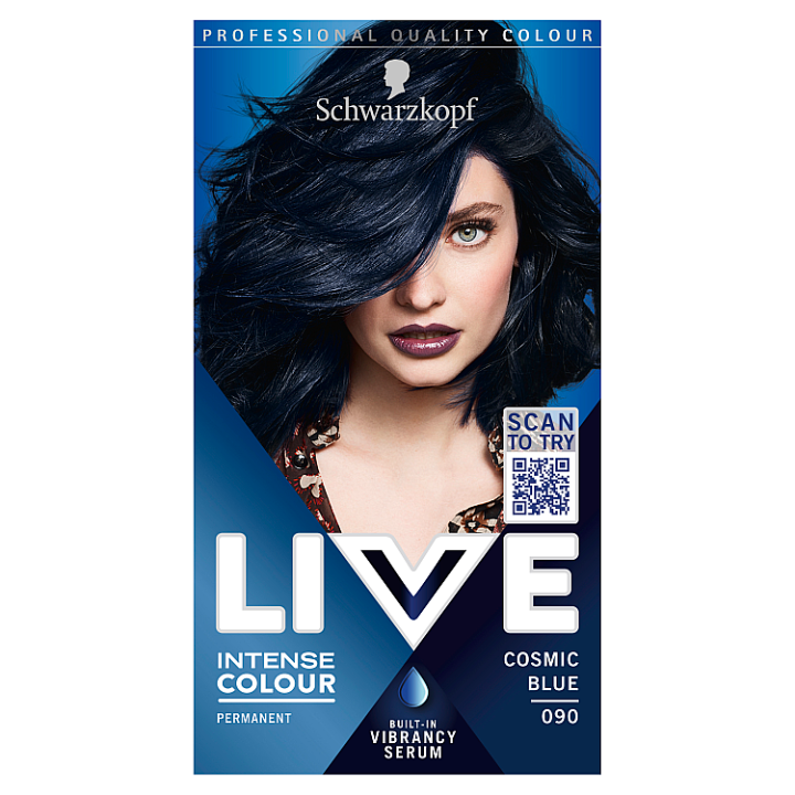 E-shop Schwarzkopf Live Intense Colour barva na vlasy Kosmická modrá 090