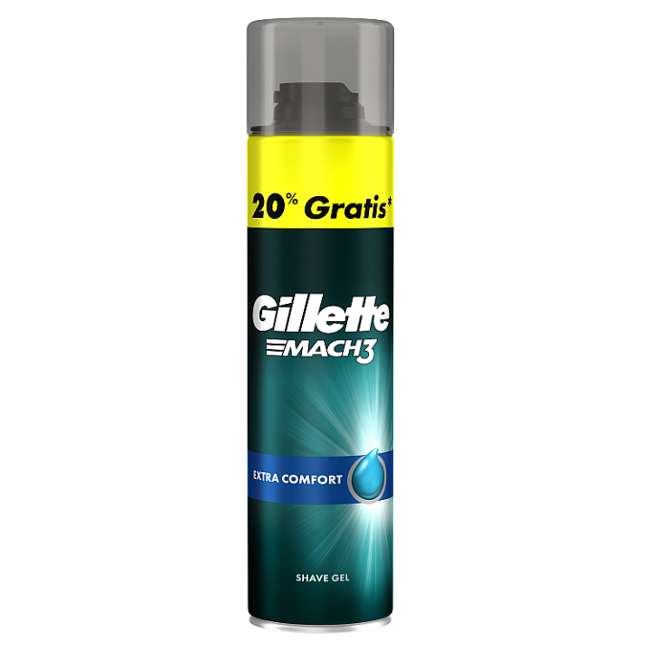 E-shop Gillette Mach3 Extra Comfort Pánský Gel Na Holení 240 ml
