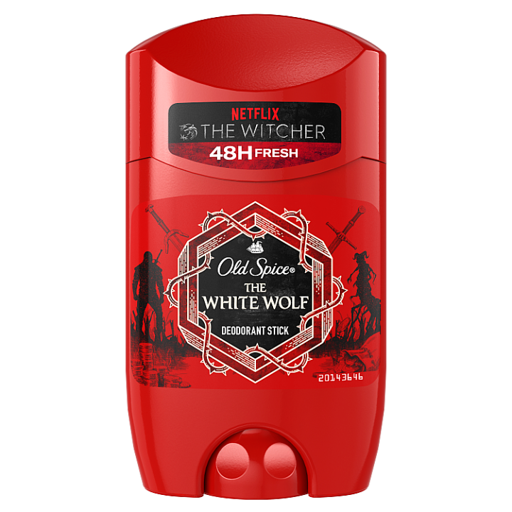 E-shop Old Spice Whitewolf Tuhý deodorant Pro Muže 50 ml, Limitovaná Edice Zaklínač