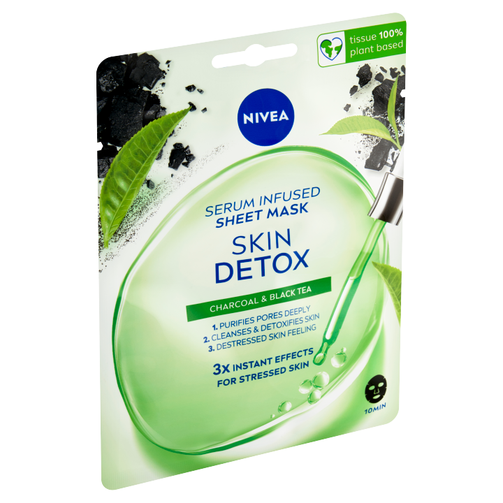 Nivea Skin Detox Detoxikační textilní maska 1 ks