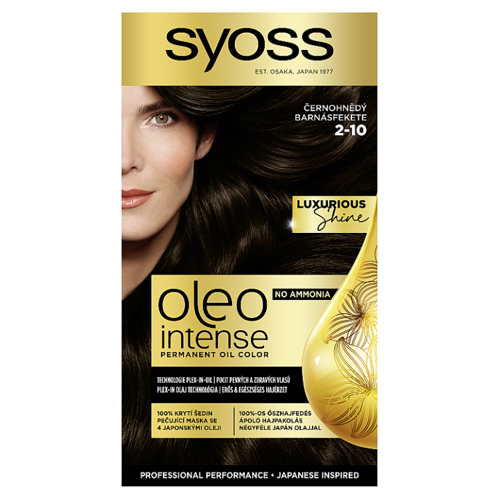 E-shop Syoss Oleo Intense barva na vlasy Černohnědý 2-10