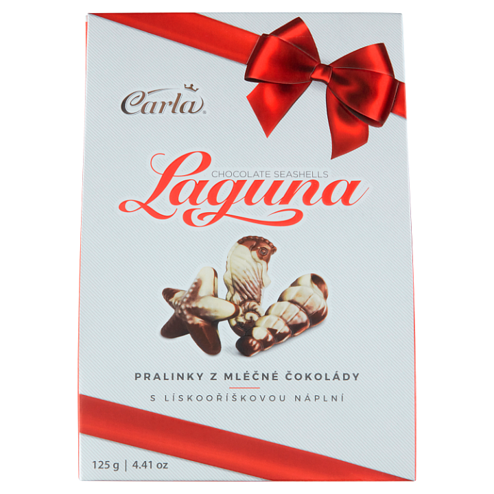 E-shop Carla Laguna pralinky z mléčné čokolády s lískooříškovou náplní 125g