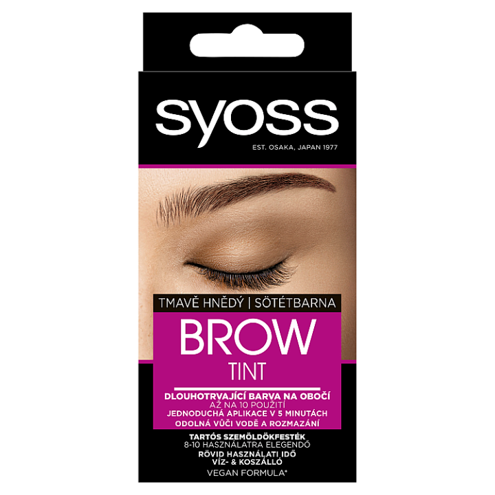 E-shop Syoss Brow Tint barva na obočí Tmavě hnědý