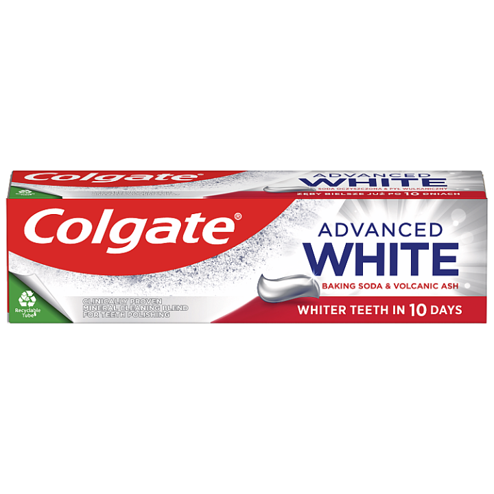 Colgate Advanced White Baking Soda & Volcanic Ash zubní pasta 75ml