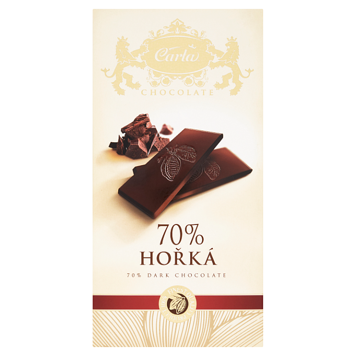 E-shop Carla Hořká čokoláda 70% 80g