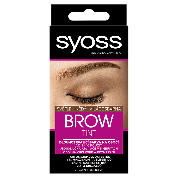 E-shop Syoss Brow Tint barva na obočí Světle hnědý