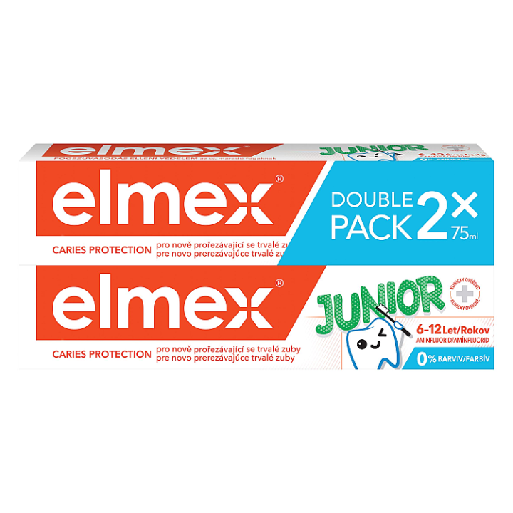 E-shop elmex® Junior zubní pasta pro děti ve věku 6-12 let 2x 75ml