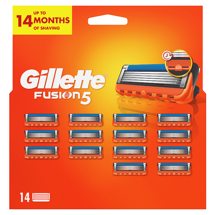 E-shop Gillette Fusion5 Náhradní Holicí Hlavice Pro Muže, 14 Náhradních Holicích Hlavic