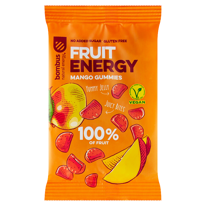 E-shop bombus Fruit Energy Ovocné kousky mango 35g