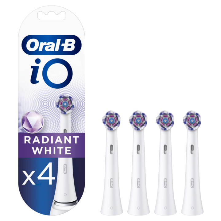 E-shop Oral-B iO Radiant White Kartáčkové Hlavy, Balení 4 ks