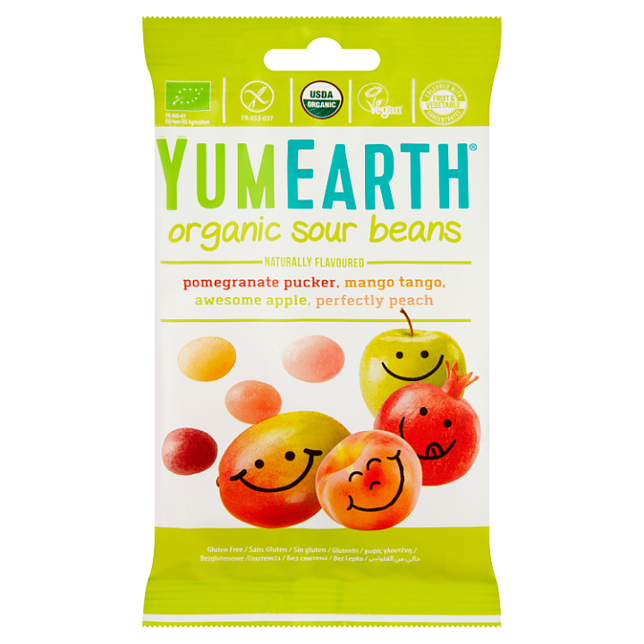 E-shop YumEarth Bio kyselé želé bonbony mix příchutí 50g