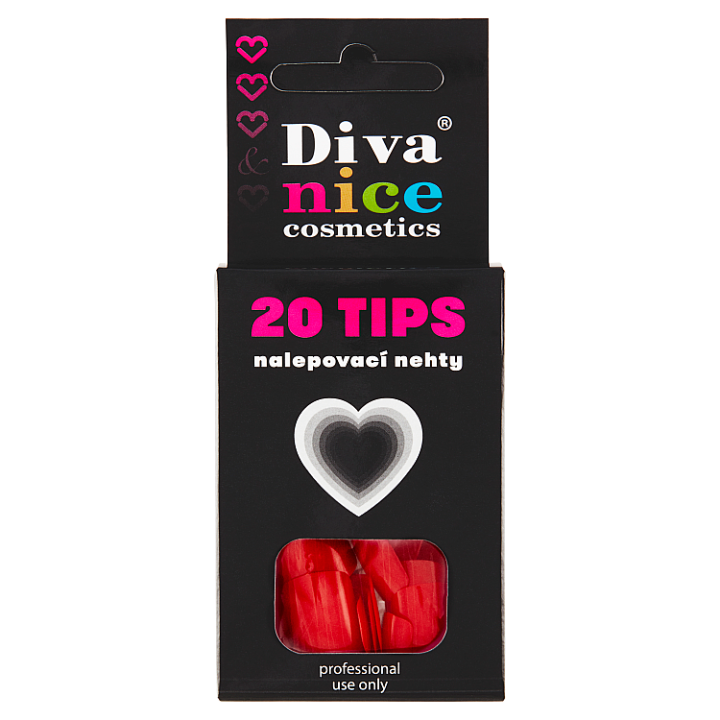 E-shop Diva & Nice Nalepovací nehty tips 20