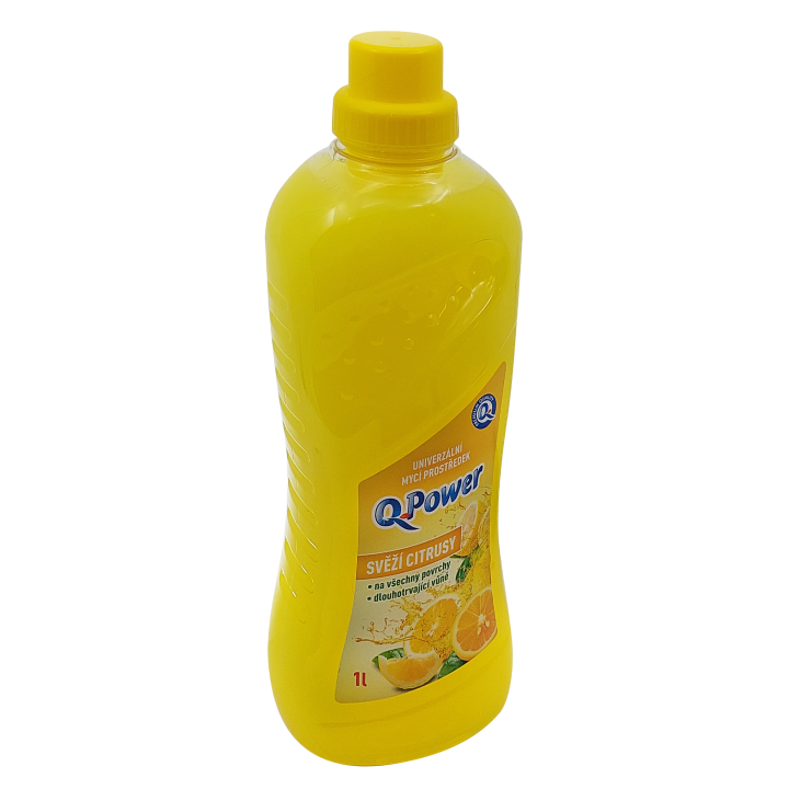 E-shop Q-Power Univerzální mycí prostředek Svěží citrusy 1l