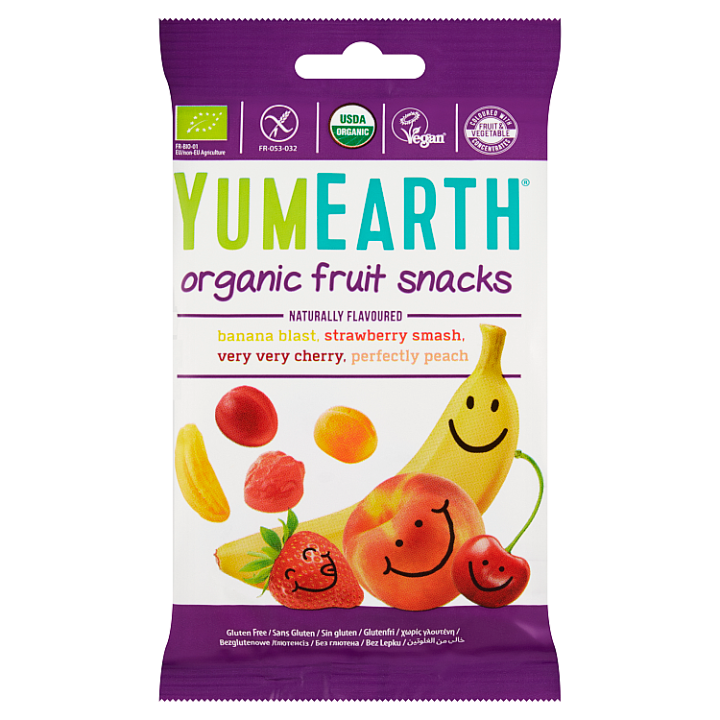 E-shop YumEarth Bio ovocné želé bonbony mix příchutí 50g