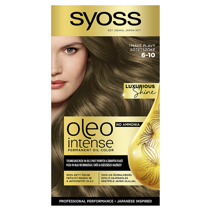 E-shop Syoss Oleo Intense barva na vlasy Tmavě plavý 6-10