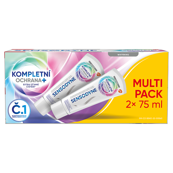 E-shop Sensodyne Whitening Kompletní ochrana+ zubní pasta s fluoridem 2 x 75ml