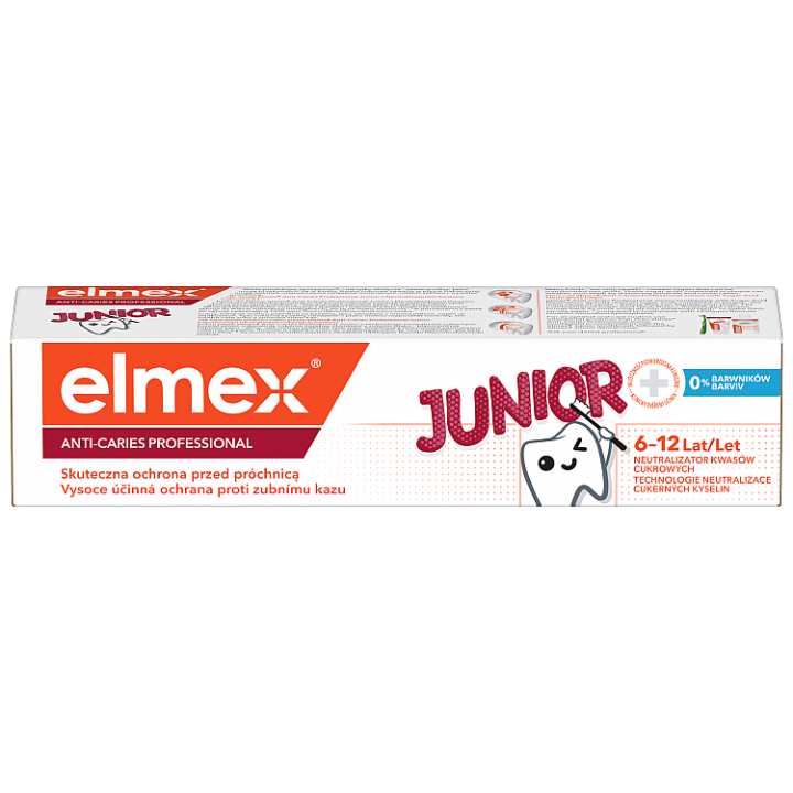 E-shop elmex® Anti-Caries Professional Junior dětská zubní pasta pro děti ve věku 6-12 let