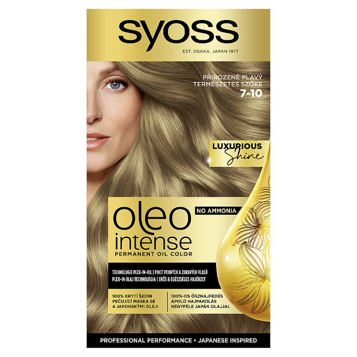 E-shop Syoss Oleo Intense barva na vlasy Přirozeně plavý 7-10