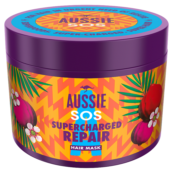 E-shop Aussie SOS Maska Na Vlasy Supercharged Repair, 450ml