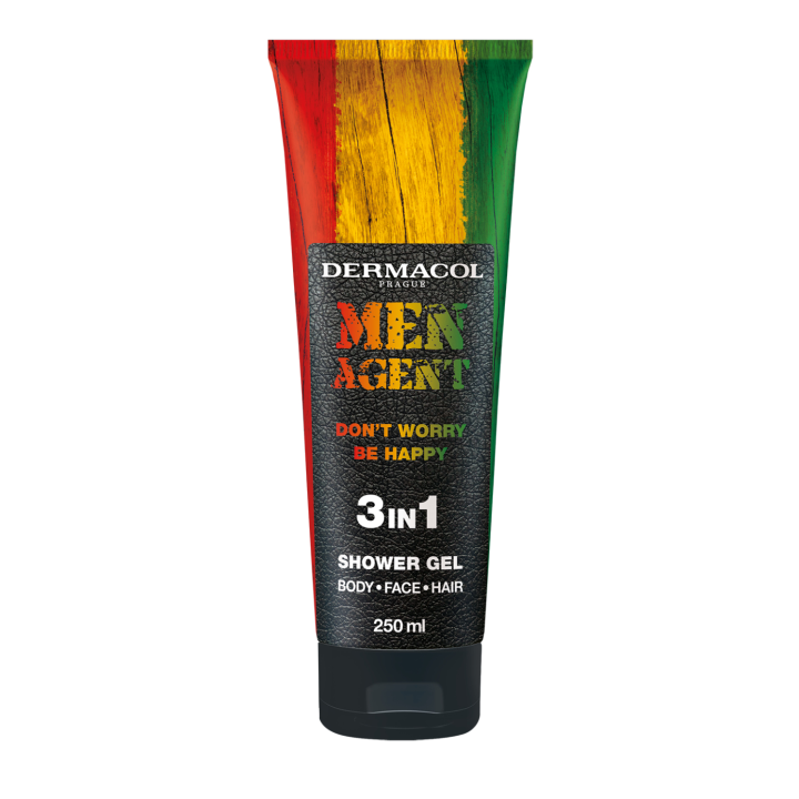 E-shop Dermacol Men Agent sprchový gel 3 in 1 Don´t worry be happy 250ml